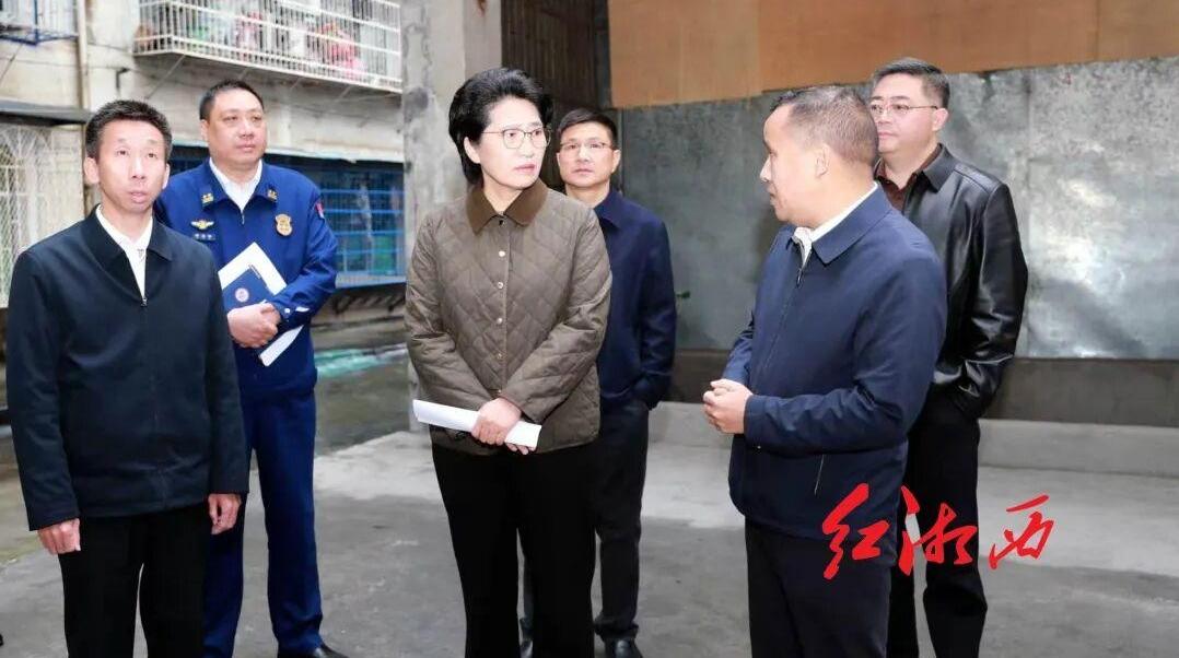 陈华到吉首市督办消防安全接待来访群众