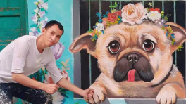 开车谋生，画画为梦，这位吉首师傅的梦想太美好